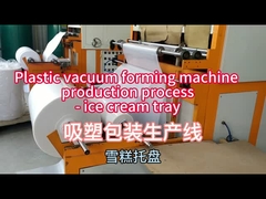 লাঞ্চ বক্স ভ্যাকুয়াম গঠনের মেশিন 100m3/h প্রবাহ হার 0-300°C তাপমাত্রা 1220*710mm সর্বোচ্চ গঠনের এলাকা