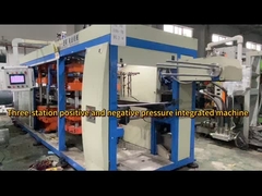 তিন স্টেশন ধনাত্মক এবং নেতিবাচক চাপ সমন্বিত মেশিন