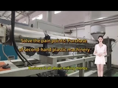 বিক্রির জন্য প্লাস্টিকের এক্সট্রুডার বিক্রয়ের জন্য ব্যবহৃত প্লাস্টিকের এক্সট্রুডার পুনর্ব্যবহৃত প্লাস্টিকের এক্সট্রুডার