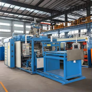 পিএলসি কন্ট্রোল 380V থার্মোফর্মিং মেশিন 710mm প্রস্থ 4000kg ক্ষমতা জন্য